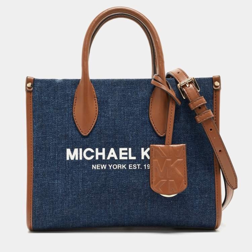 Michael Kors Denim Mirella Medium Tote